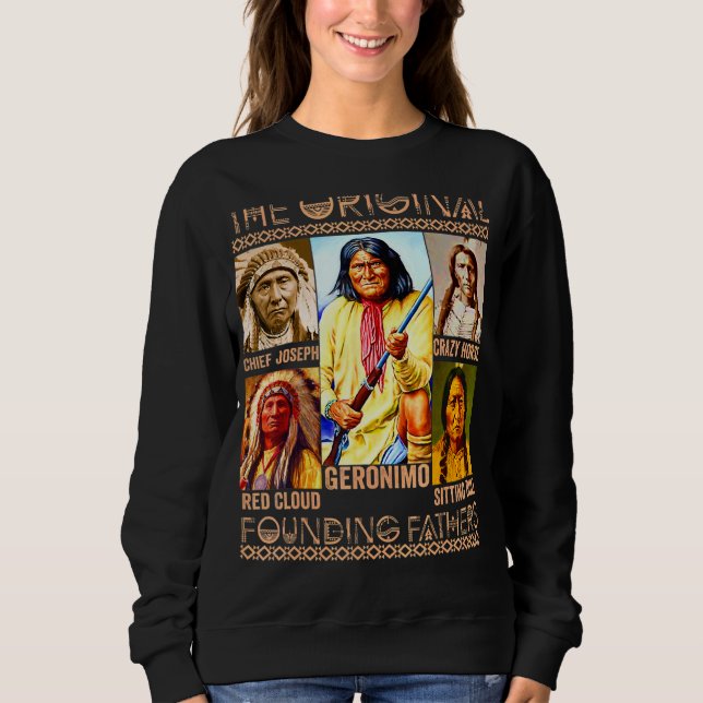 Sudadera Nativos de los padres fundadores originales (Anverso)