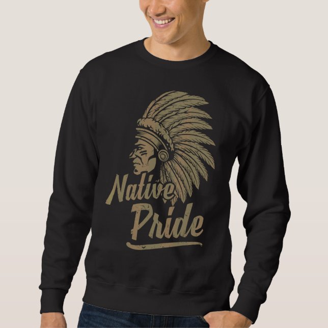 Sudadera Nativos indígenas indígenas indígenas indígenas Na (Anverso)