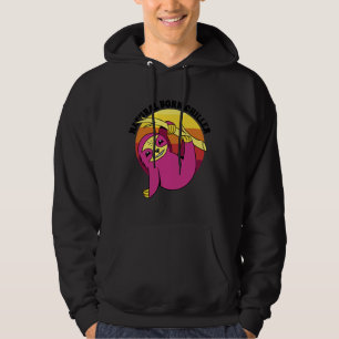 Sudadera Natural Born Chiller Gracioso Sloth Lazy Sloth Cut