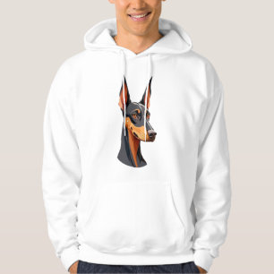Sudadera Natural Ear Doberman