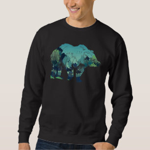 Sudadera Naturaleza animal silvestre de los árboles foresta
