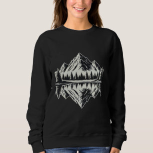 Sudadera Naturaleza Árboles Reflejo Vida silvestre al aire
