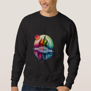 Sudadera Naturaleza Cuta Reflejo Árboles forestales Vida si