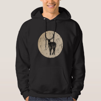 Sudadera Naturaleza de Deer Buck Wildlife Art