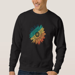 Sudadera Naturaleza de la Planta del Jardín del Girasol