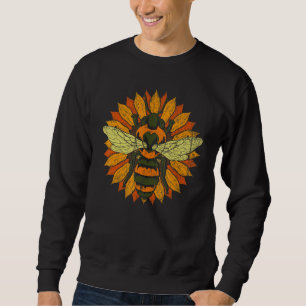 Sudadera Naturaleza de los insectos Jardín Bee Flor Blossom