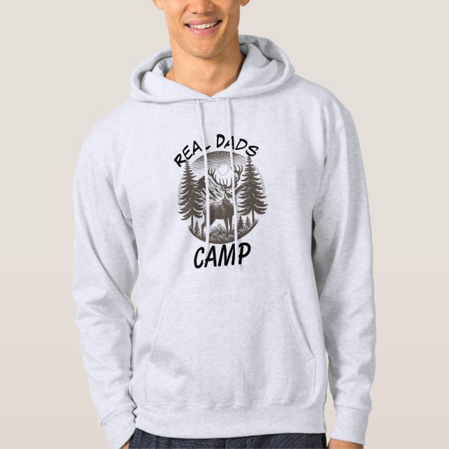 Sudadera Naturaleza de los Real Dads Gris al aire libre (Anverso)