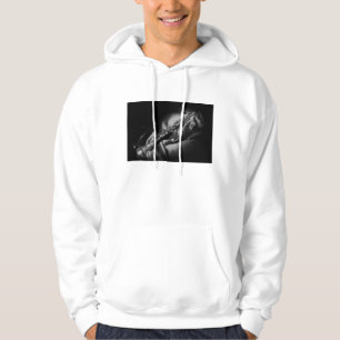 Sudadera Naturaleza muerta de clarinete antiguo, B&W