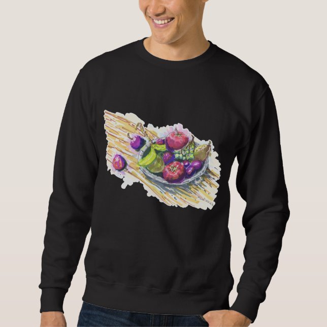Sudadera Naturaleza Muerta de Frutas (Anverso)