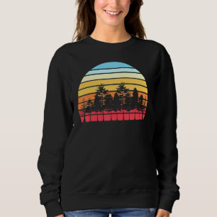 Sudadera Naturaleza retro Árboles silvestres al aire libre