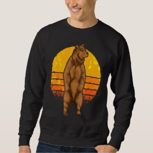 Sudadera Naturaleza retro Bear Forest Animal Brown Bear 1