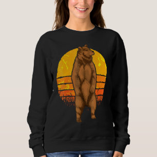 Sudadera Naturaleza retro Bear Forest Animal Brown Bear 1