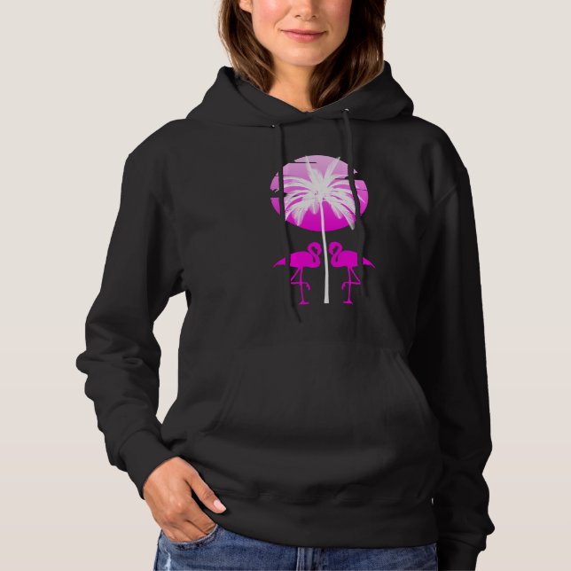Sudadera Naturaleza rosada de Flamingo (Anverso)