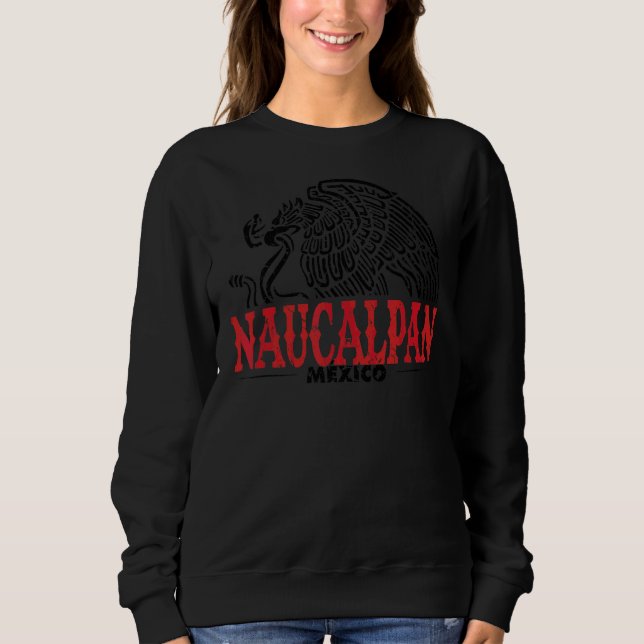 Sudadera Naucalpan México Eagle Retro Vintage (Anverso)