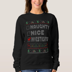 Sudadera Naughty Nice Investigator Matando al Grupo de Navi