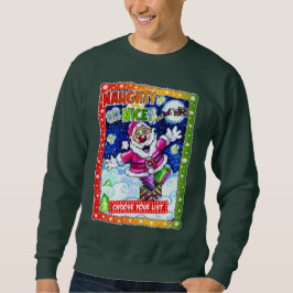 Sudadera Naughty or nice, choose your list