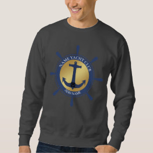 Sudadera Nautical Blue Anchor club náutico puerto deportivo
