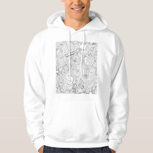 Sudadera Nautical Doodle (Anverso)