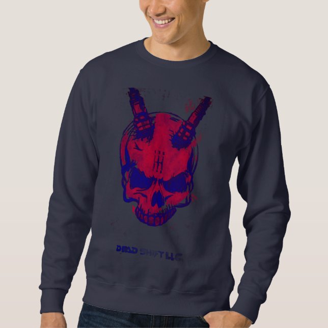 sudadera naval y roja (Anverso)