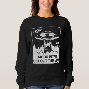 Sudadera Nave Espacial Para Adultos Ovni Verde Área 51 3