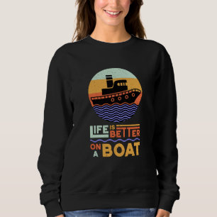 Sudadera Navegación en barco capitán Sea Sailor Gift Idea