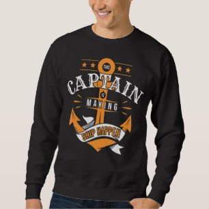 Sudadera Navegador Capitán Navío Barco Barco