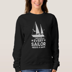 Sudadera Navegador De Primera Clase Todo Navegante Necesita