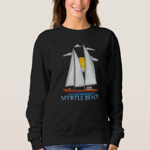 Sudadera Navegador Náutico Costero De Myrtle Beach