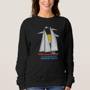 Sudadera Navegador náutico costero de Newport Beach