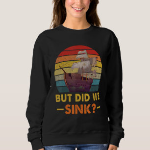 Sudadera Navegando pero nos hundimos capitán de pontón de b