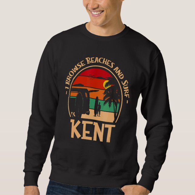 Sudadera Navego Por Las Playas Y Surf Kent Surfing Washingt (Anverso)