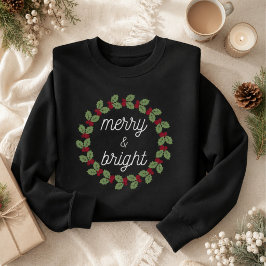 Sudadera Navidad Alegre y Brillante