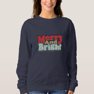 Sudadera Navidad Alegre y Brillante
