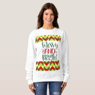 Sudadera Navidad Alegre y Brillante 