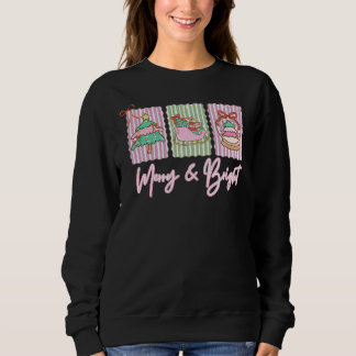 Sudadera Navidad Alegre y Brillante Preppy