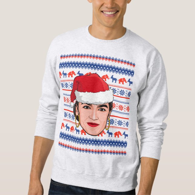 Sudadera Navidad AOC (Anverso)