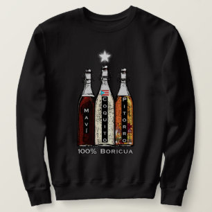 Sudadera Navidad Boricua Puerto Rico Mavi Coquito Pitorro