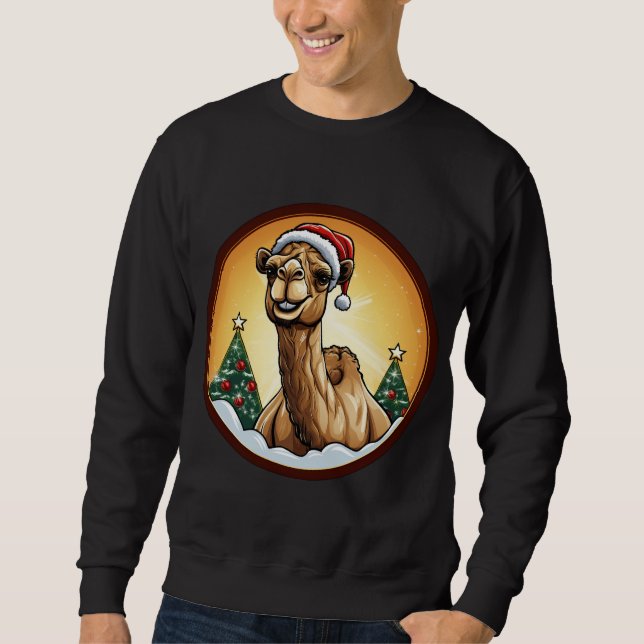 Sudadera Navidad de camello (Anverso)