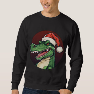 Sudadera Navidad de cocodrilo