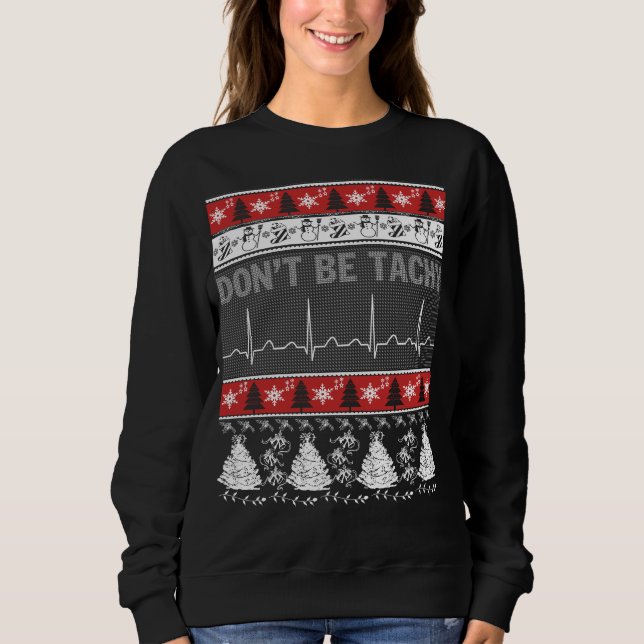 Sudadera Navidad de la enfermera (Anverso)