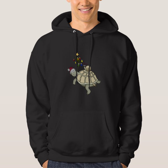 Sudadera navidad de la tortuga y del caracol (Anverso)