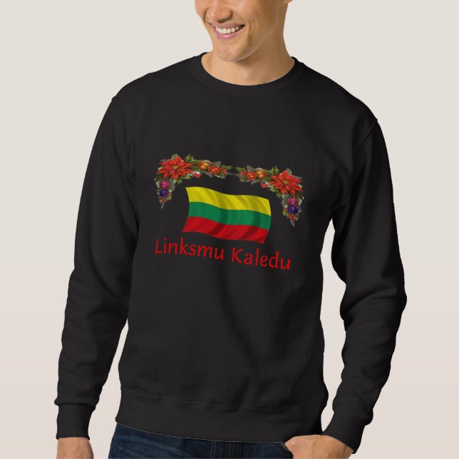 Sudadera Navidad de Lituania (Anverso)