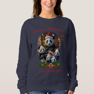 Sudadera Navidad de pandas