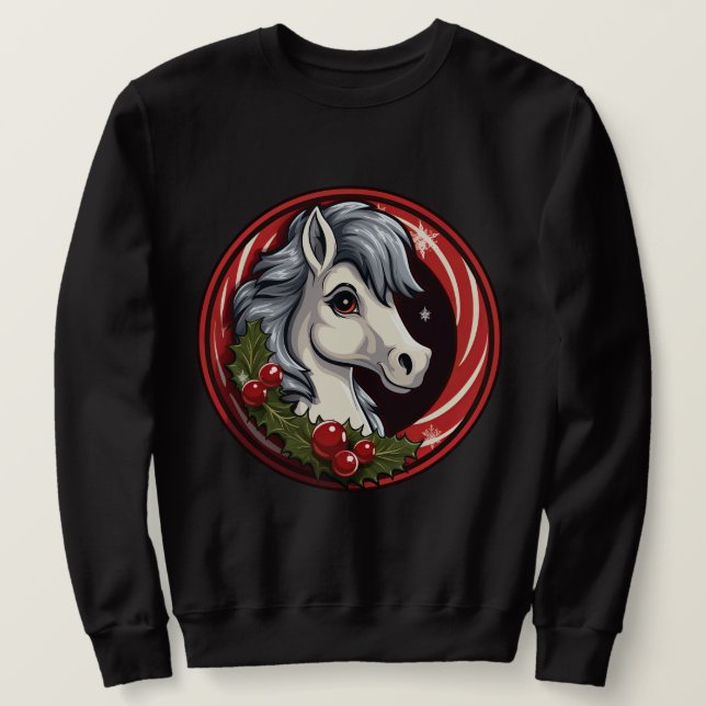 Sudadera Navidad de Poni (Anverso del diseño)