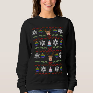 Sudadera Navidad del arco iris del transporte