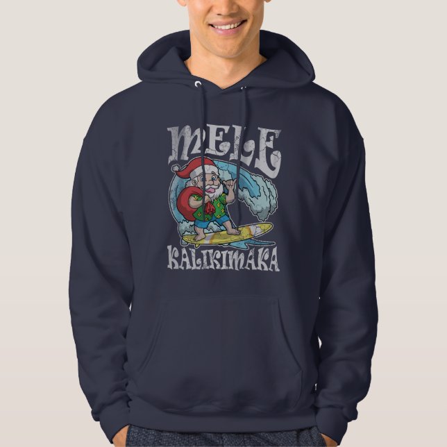 Sudadera Navidad del Hawaiian de Mele Kalikimaka (Anverso)
