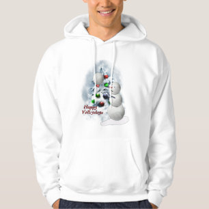 Sudadera Navidad del muñeco de nieve del voleibol