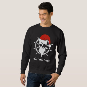 Sudadera Navidad del pirata de Yo Ho Ho náutico