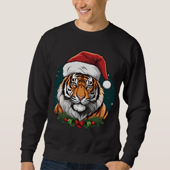 Sudadera Navidad del Tigre (Anverso)