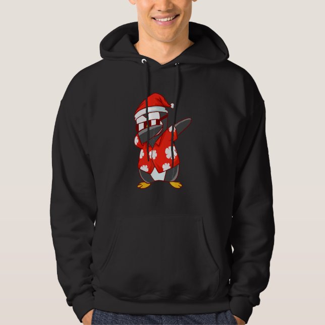 Sudadera Navidad En Julio Pingüino Dabbing (Anverso)